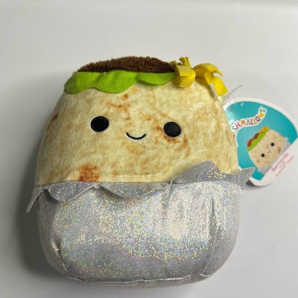 Squishmallows Other - NWT Squishmallow 7” Bernardo the Burrito Food Series